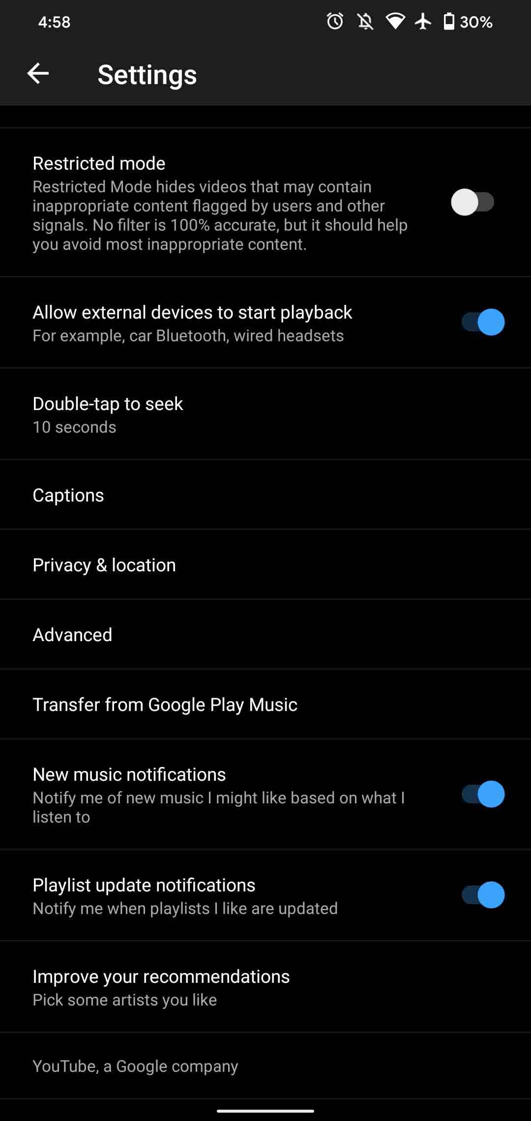 Allow external devices to start playback