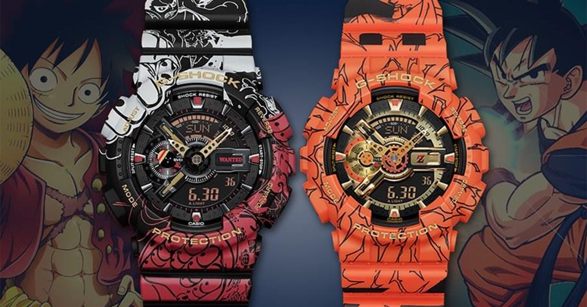 Casio G Shock X Dragon Ball Z And One Piece Ready To Enter Thailand Limited To 200 Watches