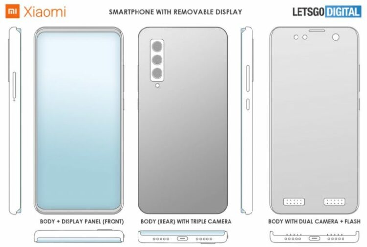 xiaomi-patent-smartphone-removable-screen