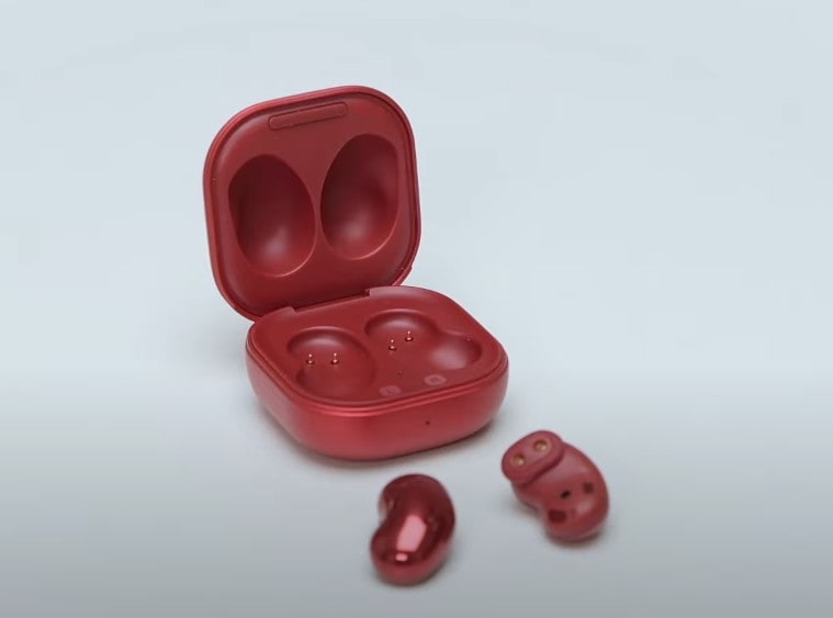 galaxy buds live mystic red