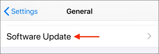 iOS 13.6 automatic download setting