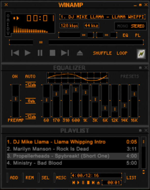 Skin winamp 2020 - rewamania