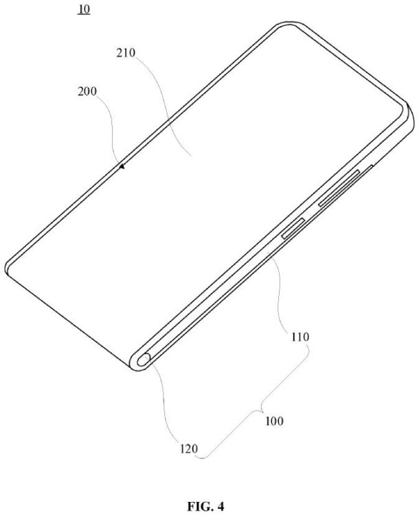 Xiaomi patents smartphone sliding flexible display