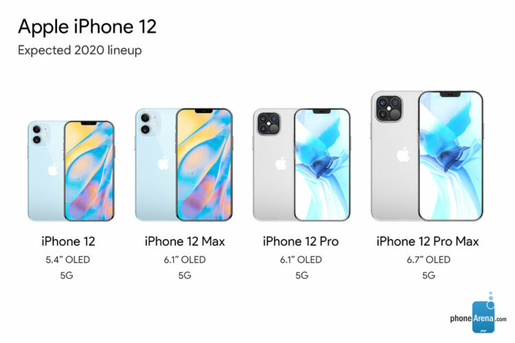 apple iphone 12 line up