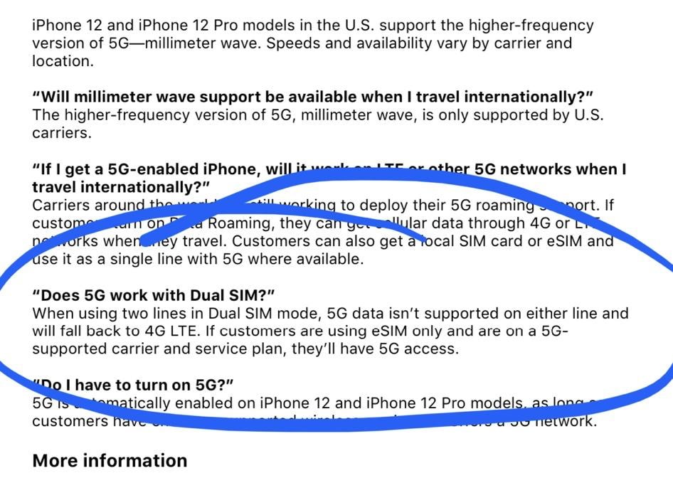 iPhone 12 5G Dual SIM
