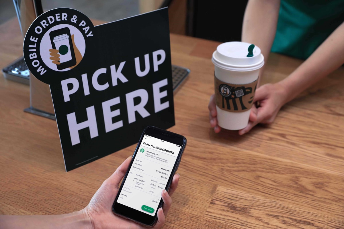 Mobile Order & Pay Starbucks Thailand