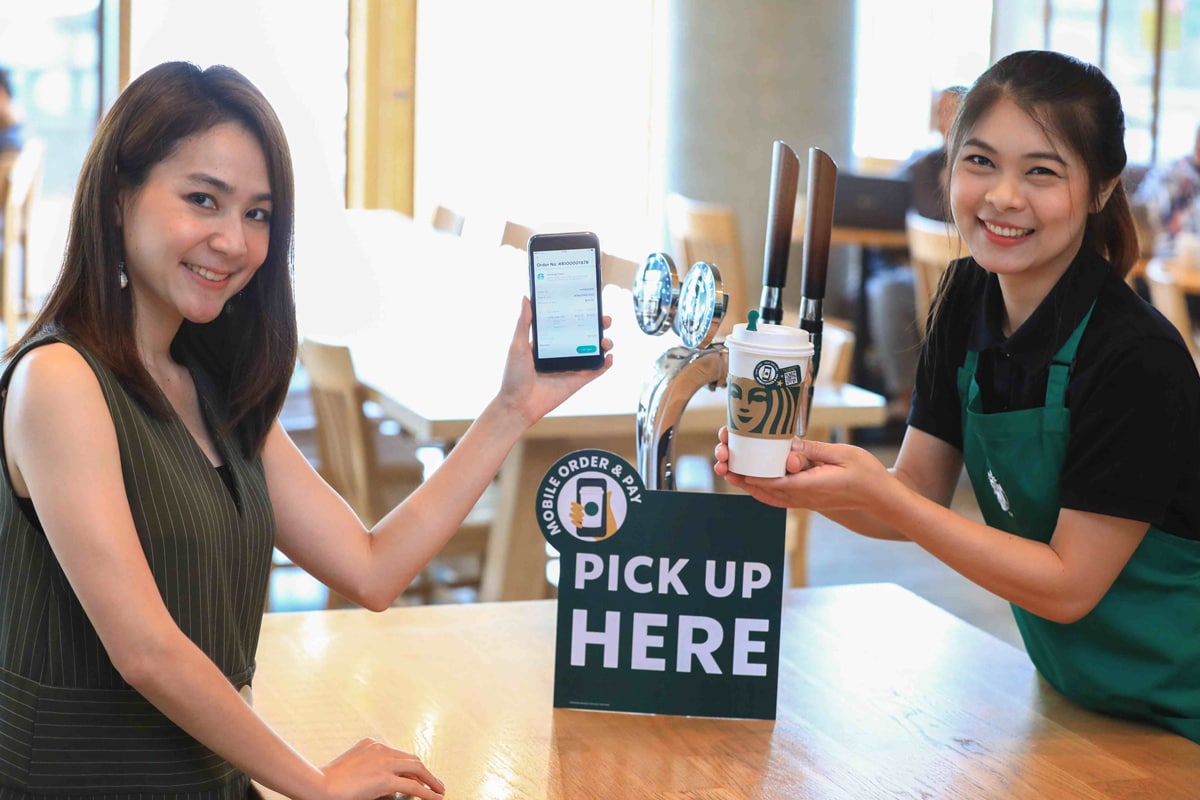 Mobile Order & Pay Starbucks Thailand