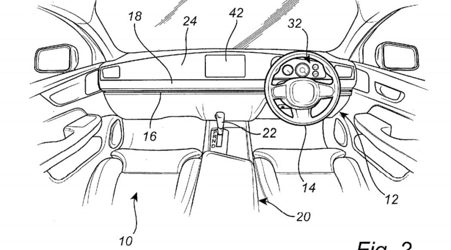 Volvo Patent Steering Wheel from left to right
