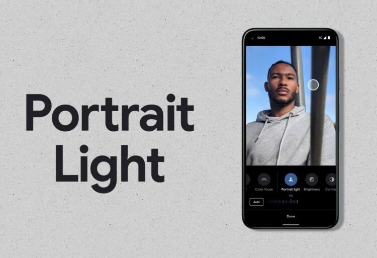 pixel 5 portrait light