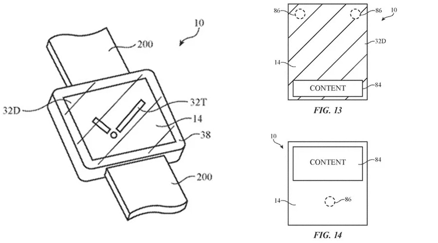 Apple Watch new Patent for Touch ID and Under-Display Camera