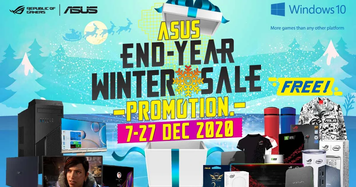 ‘Asus End-Year Winter Sale