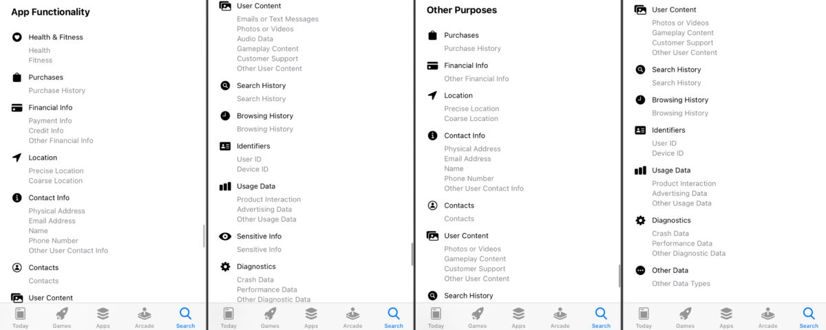 iOS Update_Facebook track user data