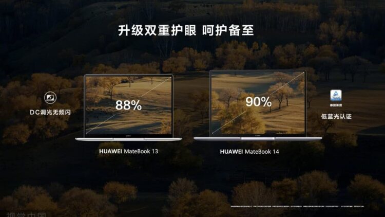Huawei MateBook 13, 14 screen