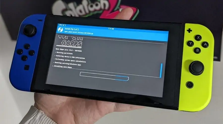 Android 10 Nintendo Switch
