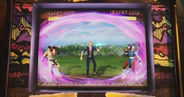 Street Fighter Chun-Li and Ryu in Fortnite