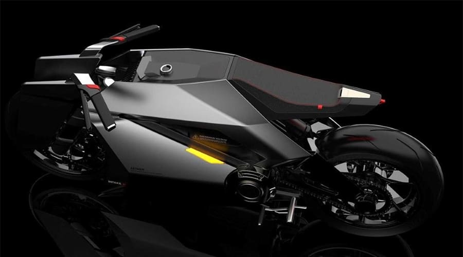 Aether Concept Air Purifier Electric Motorcycle