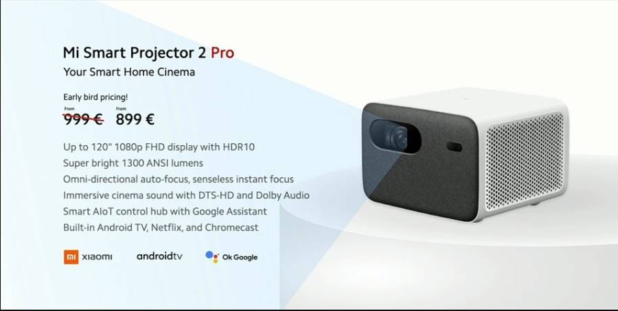 Xiaomi Mi Smart Projector 2 Pro