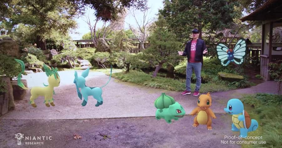 Pokemon Go HoloLens Demo at Microsoft Ignite