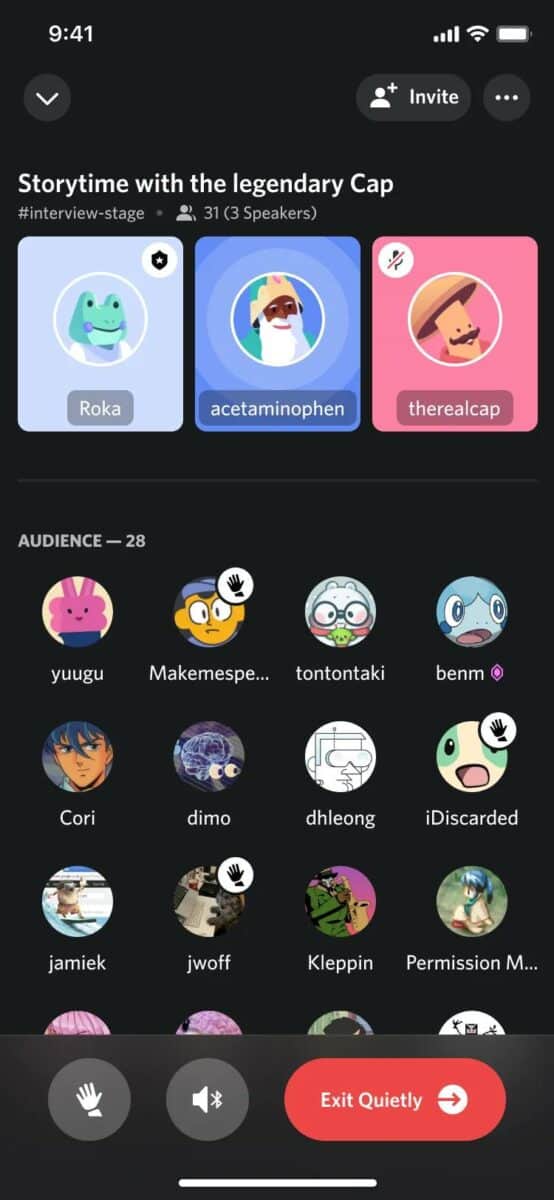 Discord Stage Channels Mobile Version