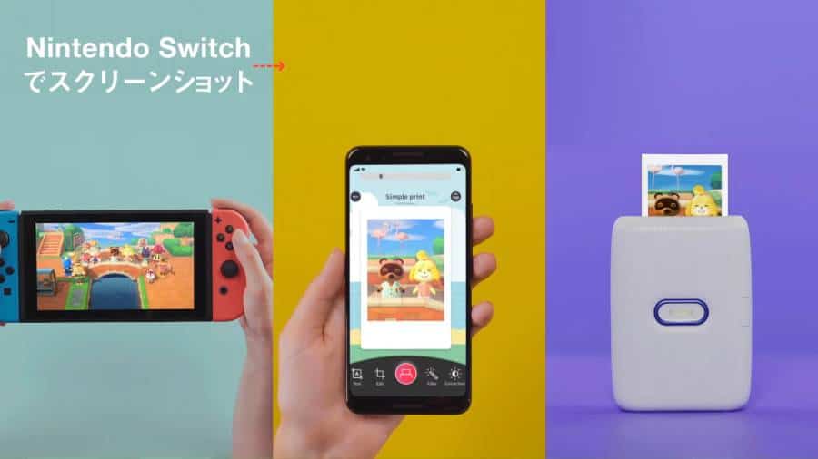 Fujifilm x Nintendo Mini Printer Switch