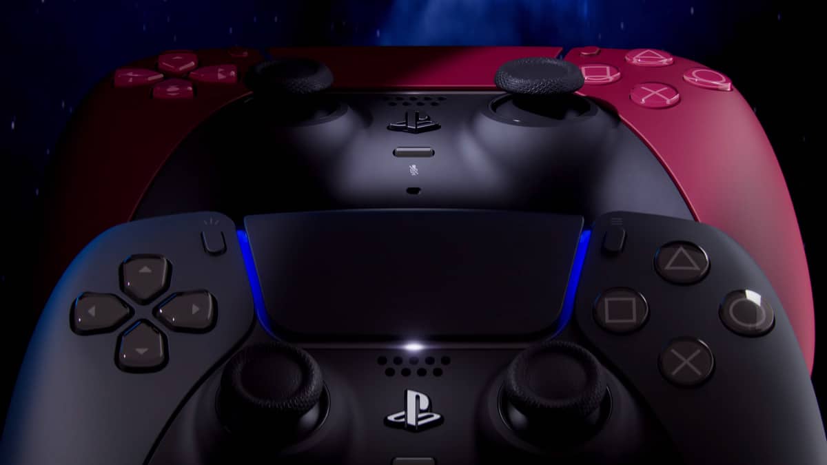 Sony PlayStation 5 DualSense Cosmic Red Midnight Black