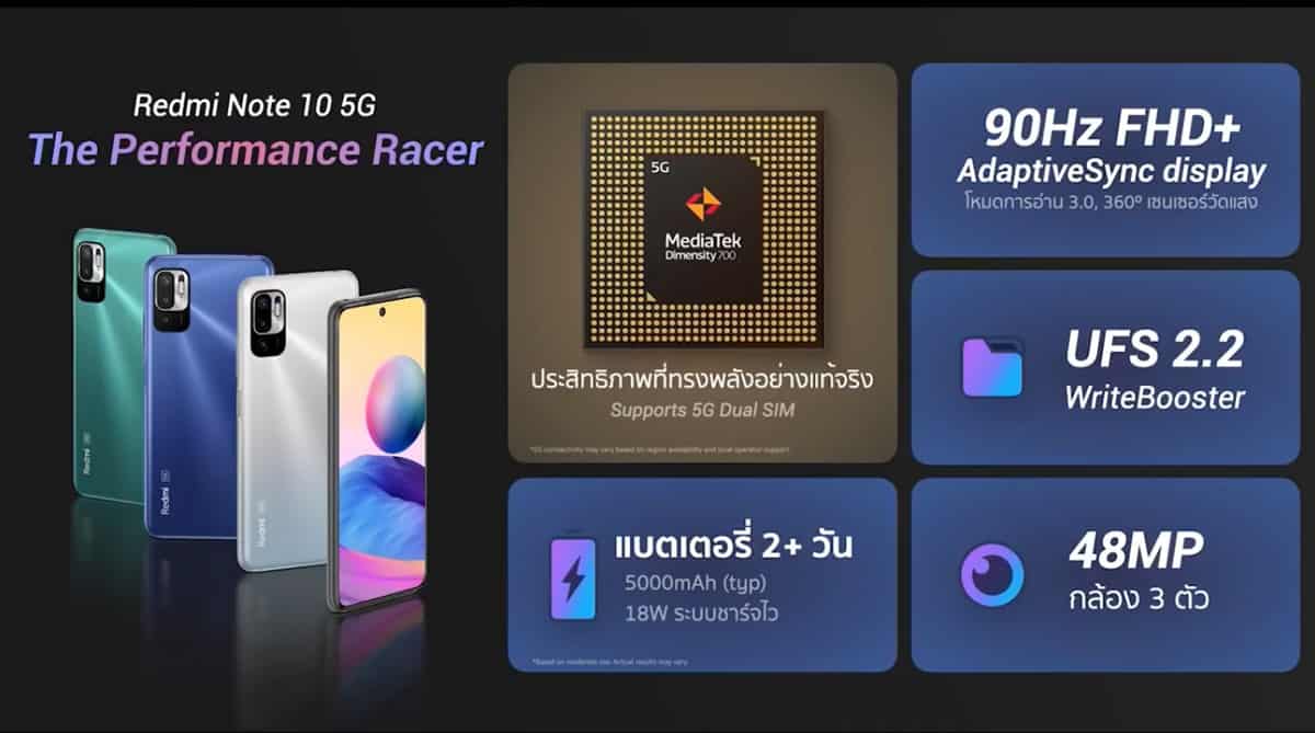 Redmi Note 10 5G: The Performance Racer