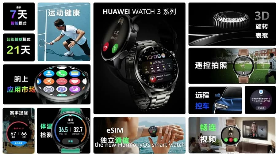 Huawei Watch 3 & Watch 3 Pro