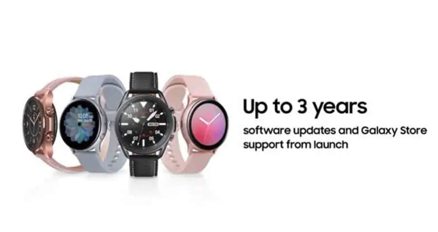 Samsung up to 3 years of updates for older Tizen smartwatches