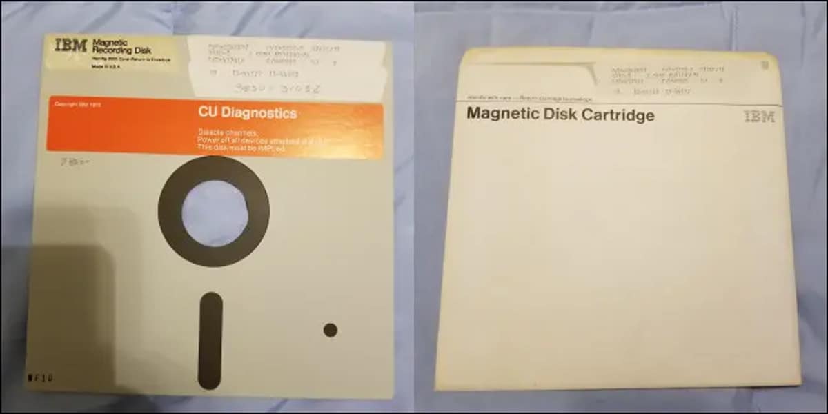 1971 IBM Magnetic Disk Cartridge
