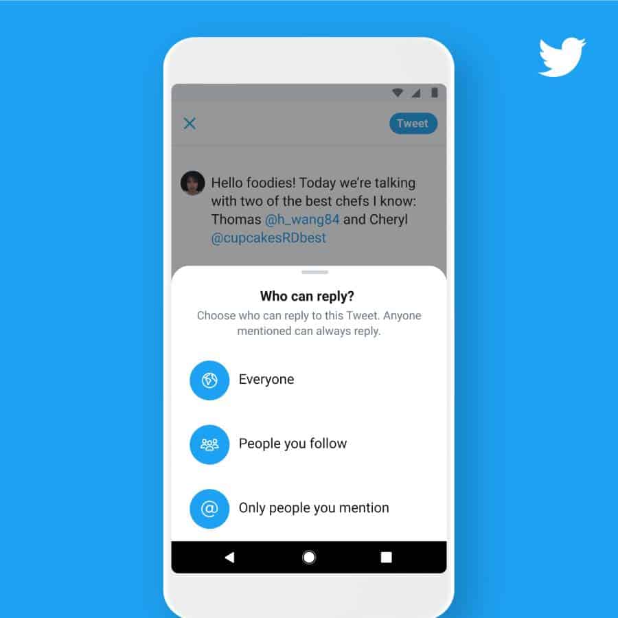 Twitter Change Who Can Reply