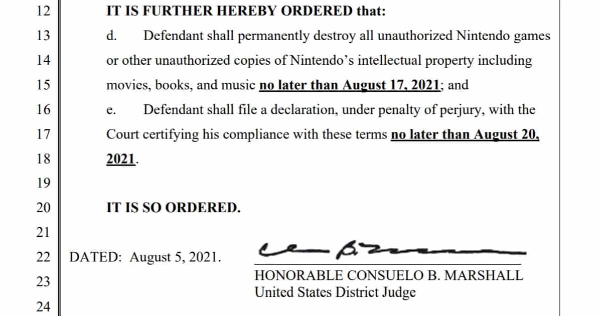 Court Orders RomUniverse to Destroy Pirated Nintendo Games
