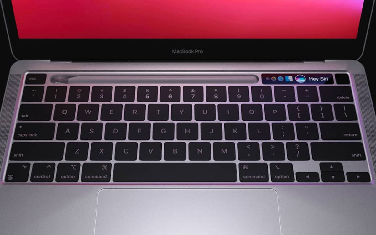 MacBook Pro Apple Pencil Touch Bar