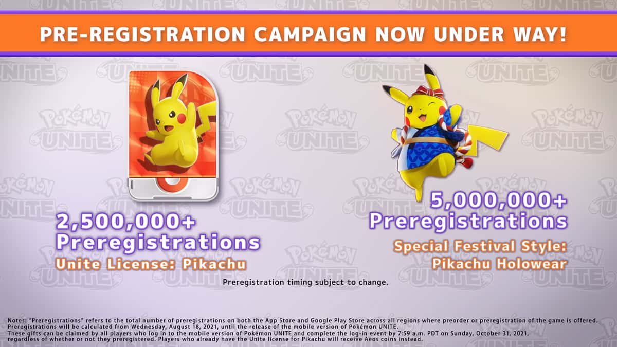 Pokémon UNITE บน iOS และ Android