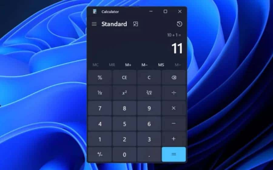 Windows 11 Calculator 