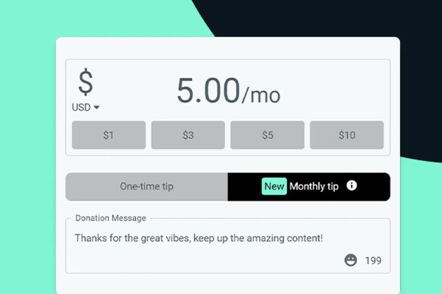 Streamlabs Monthly Tips