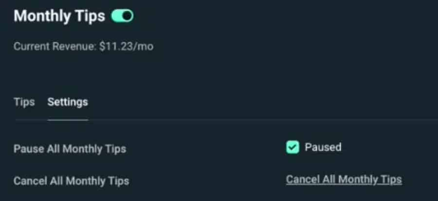 Streamlabs Monthly Tips