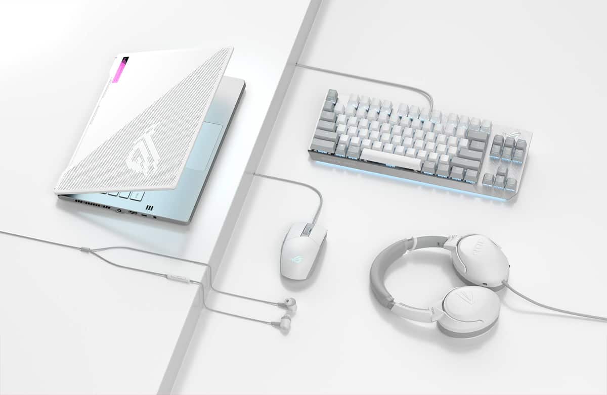 ASUS ROG Moonlight White Gaming Peripherals