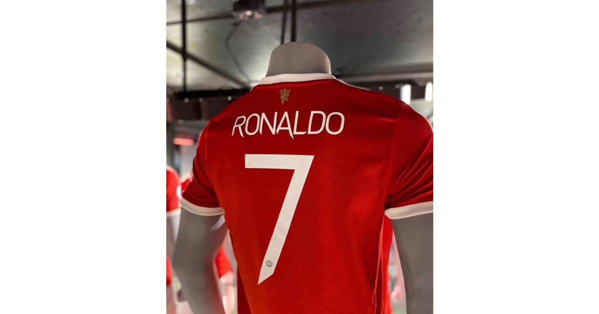 Cristiano Ronaldo Manchester United Number 7