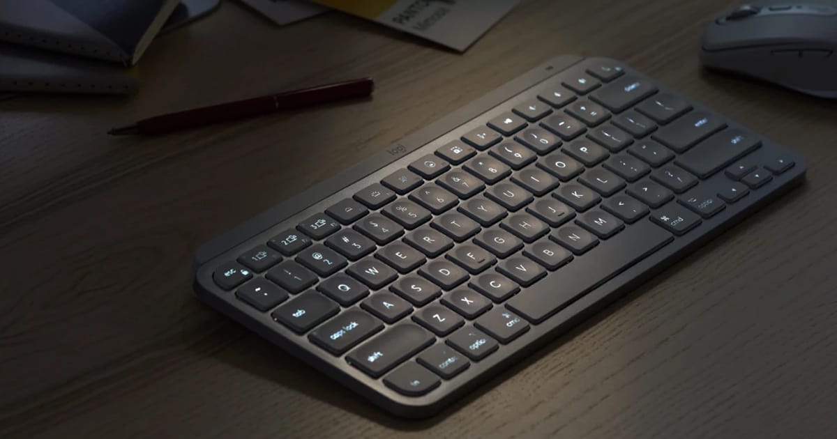 Logitech MX Keys Mini, a small keyboard, can connect to 3 devices, price 3,400 baht thumbnail