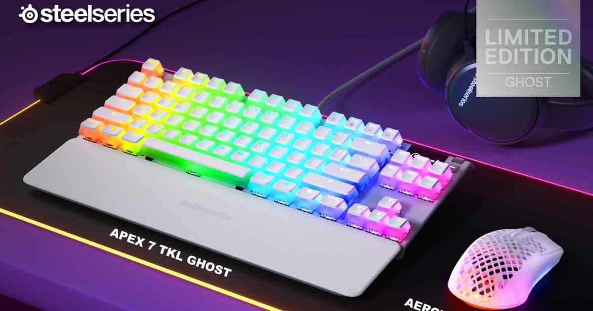 SteelSeries Launches Ghost Limited Edition Keyboard and Gaming Mouse Special Edition thumbnail