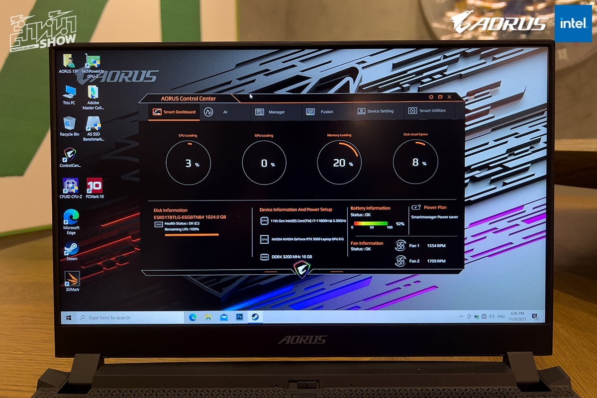 รีวิว Gigabyte AORUS 15P