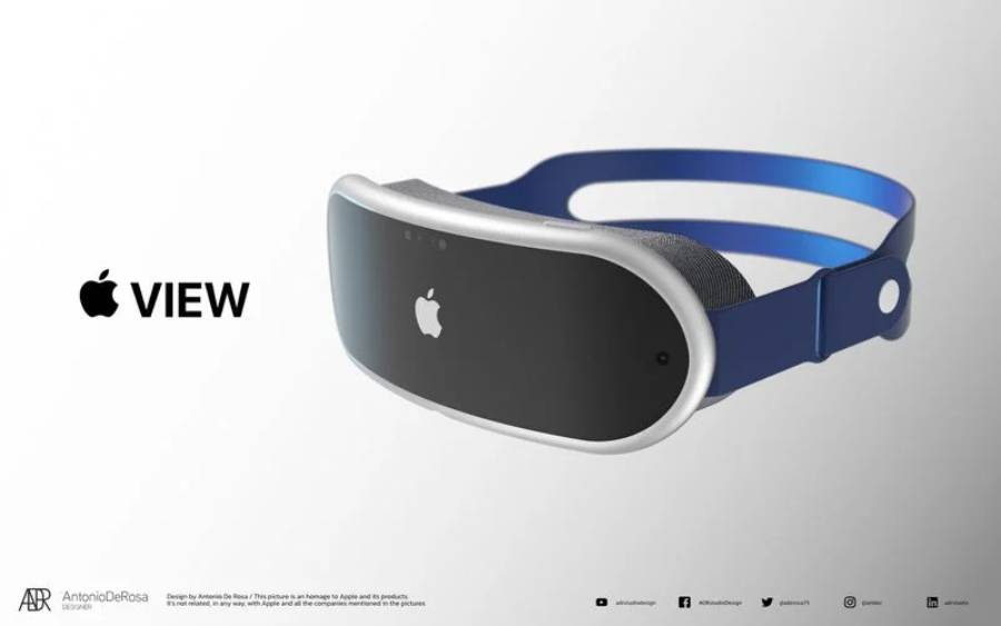 Apple AR headset render