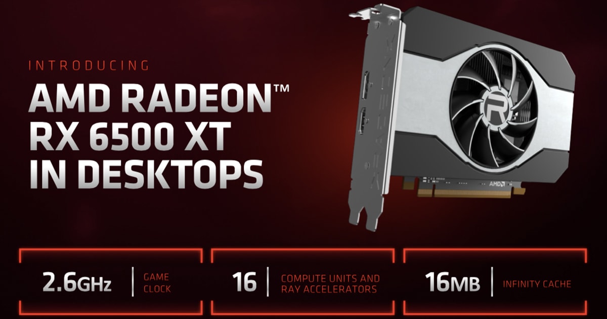 AMD Radeon RX6500XT