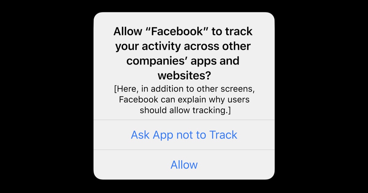 Allow Facebook To Track