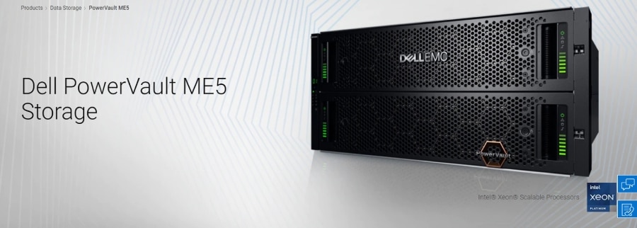  Dell PowerVault ME5 เอสเอ็มบี