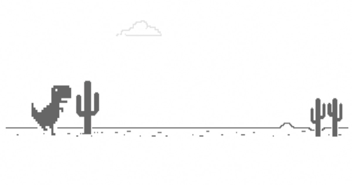 Name of Google Chrome dinosaur cactus game - Arqade