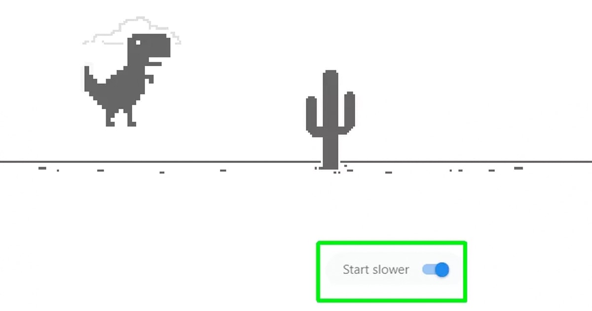 Chrome Dinosaur Game hack