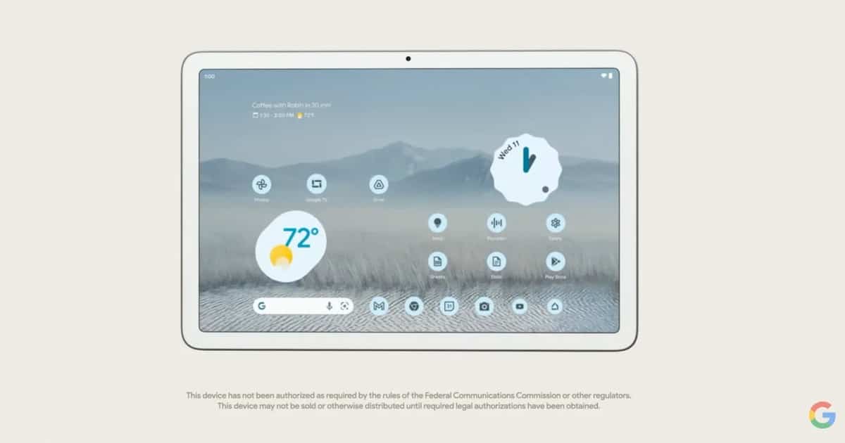 Google Tablet Google I/O 2022