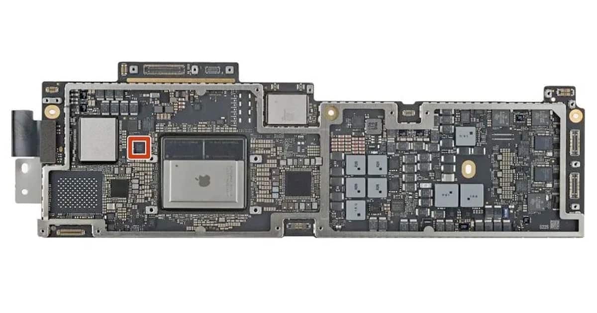 Accelerometer in MacBook Air M2