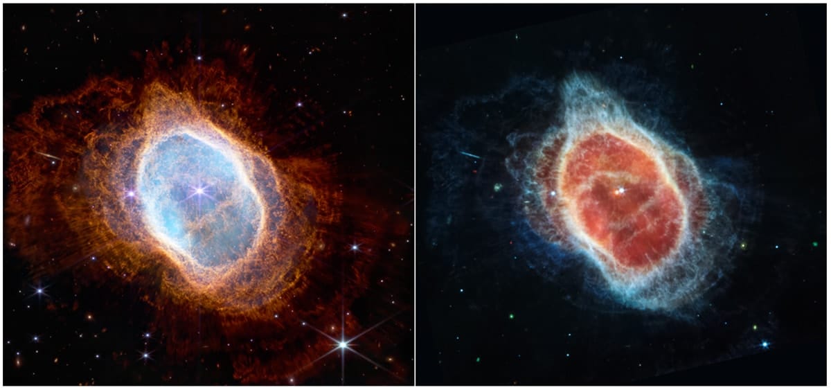 Southern Ring Nebula James Webb telescope